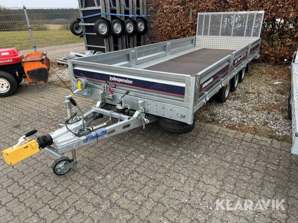3 akslet tiptrailer Indespension HU12