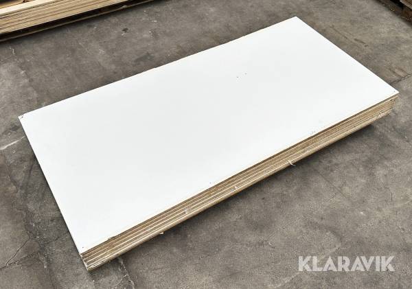 Hvid melamin spånplade 13 styk