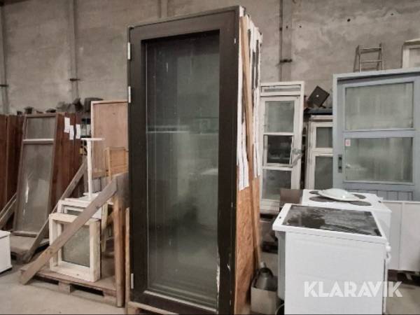 Terrassedøre 5 styk træ/alu