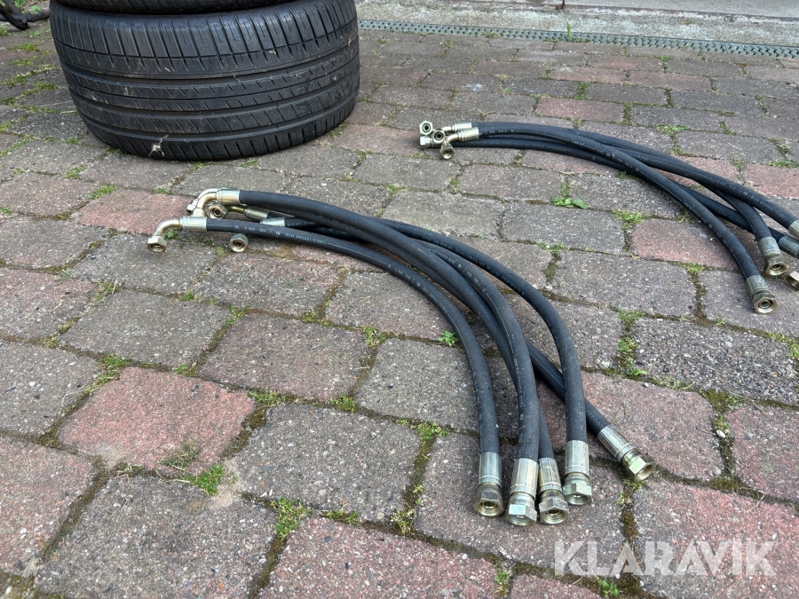 Hydraulik slanger 5 stk