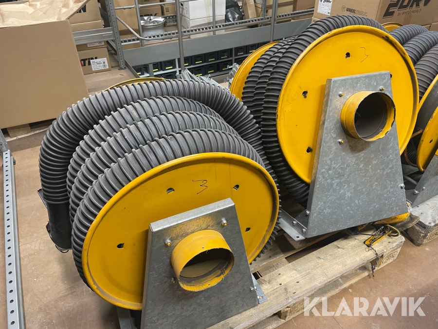 Slange ruller til udstødnings gas Geovent 2 styk