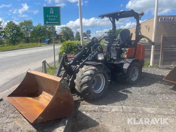 Minilæsser Kubota RT280-2 4WD med skovl