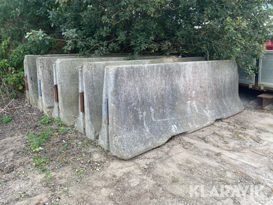 Beton afspærring 5 styk