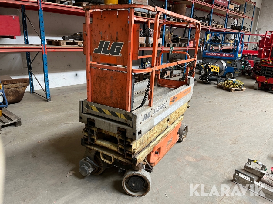 Saxlift JLG 1932 ES, Hjørring, Klaravik auktioner