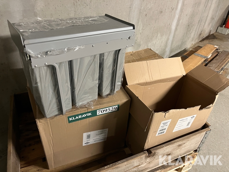 Skraldespande Wesco Bio-Trio 30DT 4 styk