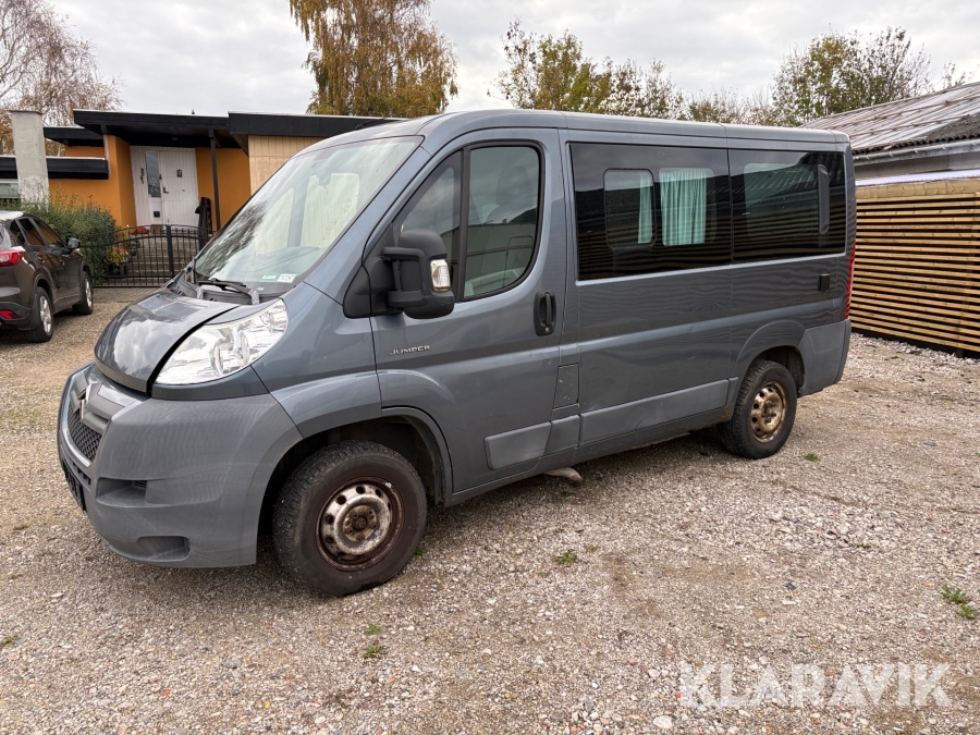 Personbil Citroën Jumper ombygget til van