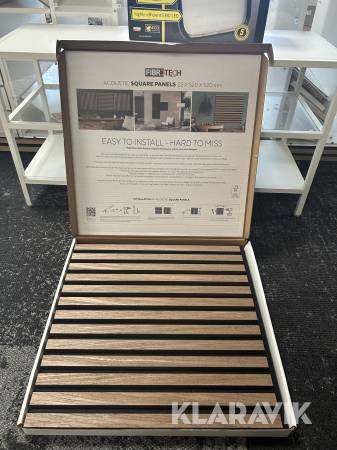 Akustikpaneler Fibrotech Walnut 80stk