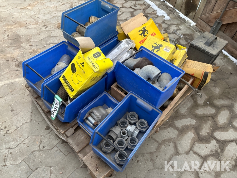 VVS- og montagedele - 1 palle