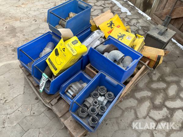 VVS- og montagedele - 1 palle