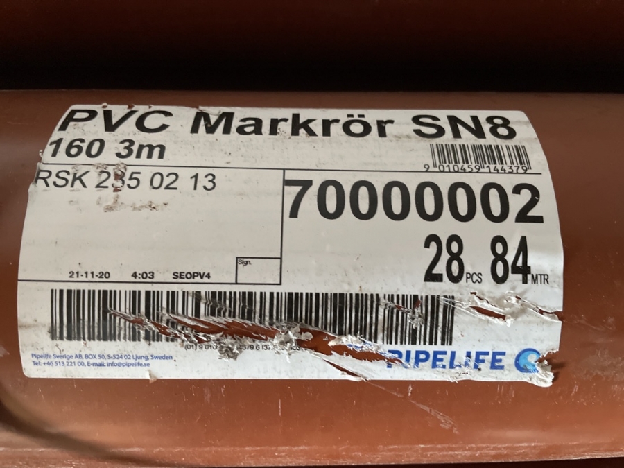 Klaravik Auktioner | PVC rør