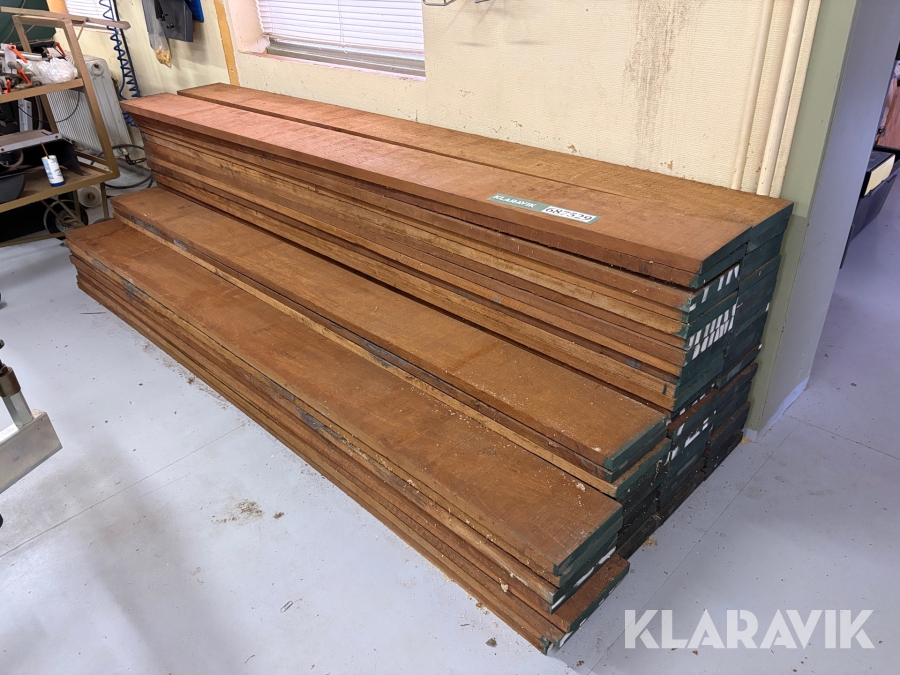 Maghoni-planker - 62 stk