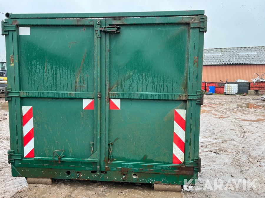 Container med trådlåg , RingkøbingSkjern, Klaravik auktione
