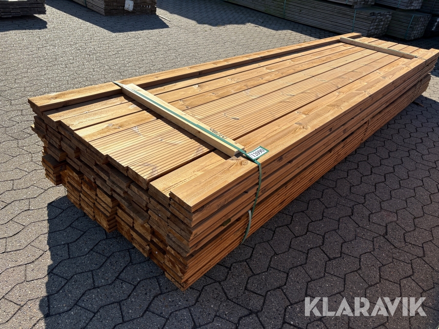 Terrassebrædder Bergsten Thermo Deck – 137 styk