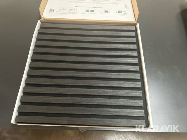 Akustik paneler Fibrotech Black Oak 80 styk