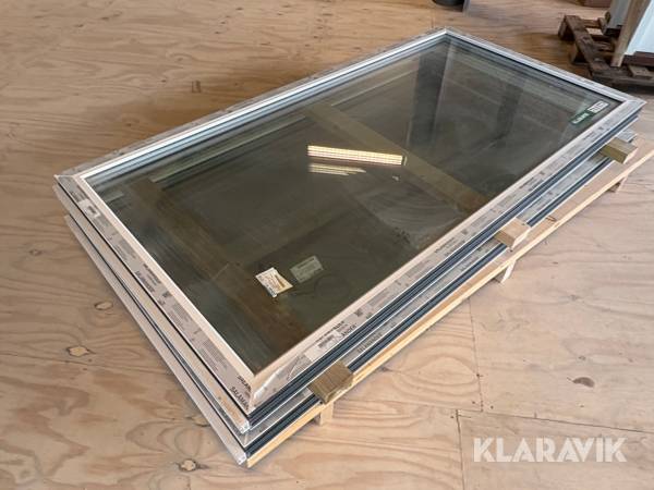 Vinduer 3 lags 974x1964mm- 2 styk