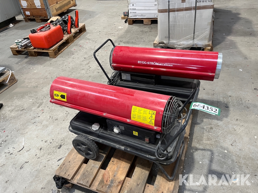 Varmekanoner Malmbergs BDO-30RT 2 stk