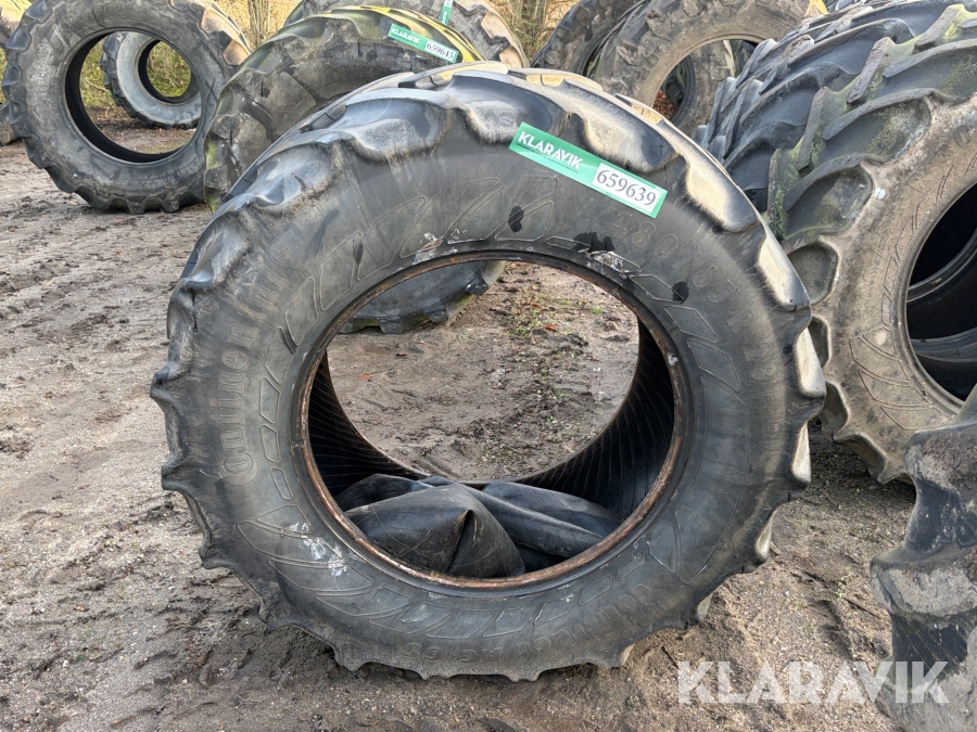 Landbrugsdæk Continental 480/65R28 1 styk+ slange
