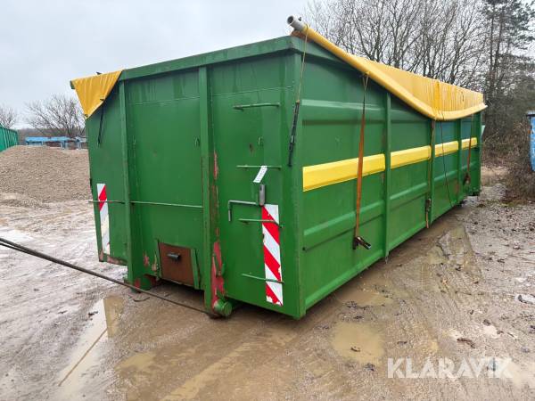 Kartoffel container med presenning