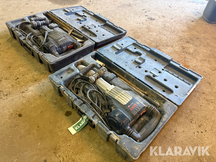 Borehammer Bosch og würth 2 styk