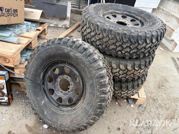 Dæk med fælg Fedima