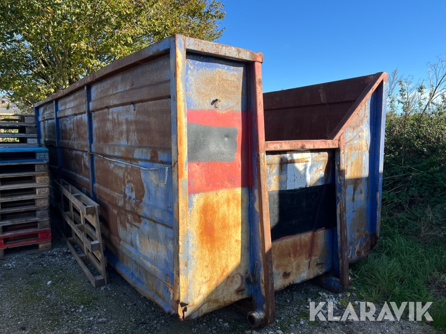 Container / krankasse til wirehejs - 30 kubikmeter