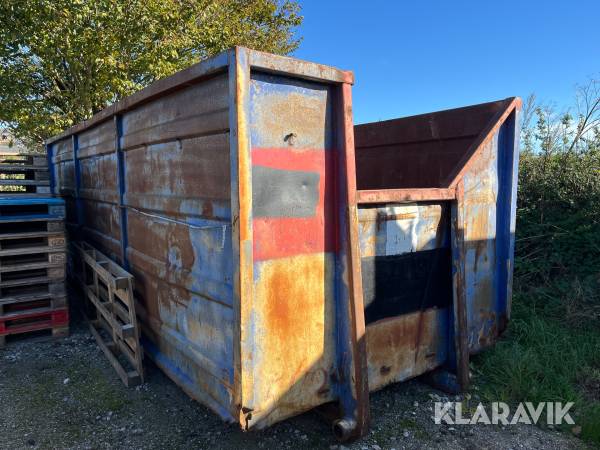 Container / krankasse til wirehejs - 30 kubikmeter