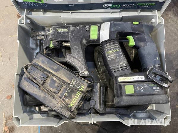 Gipsskrumaskine Festool DWC 18