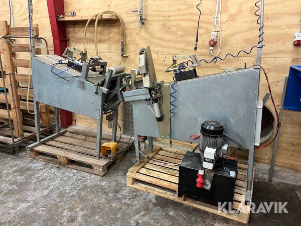 Minkmaskiner 2 styk Jasopels hydraulik station medfølger