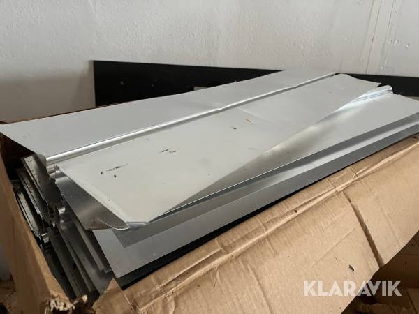  Varmefordelingsplader Enkeltplade 1000 x 280 mm med 20 mm spor 252 styk