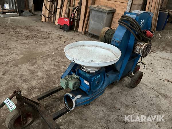 Kornblæser Kongskilde TRL150 med cellesluse CAD20-2