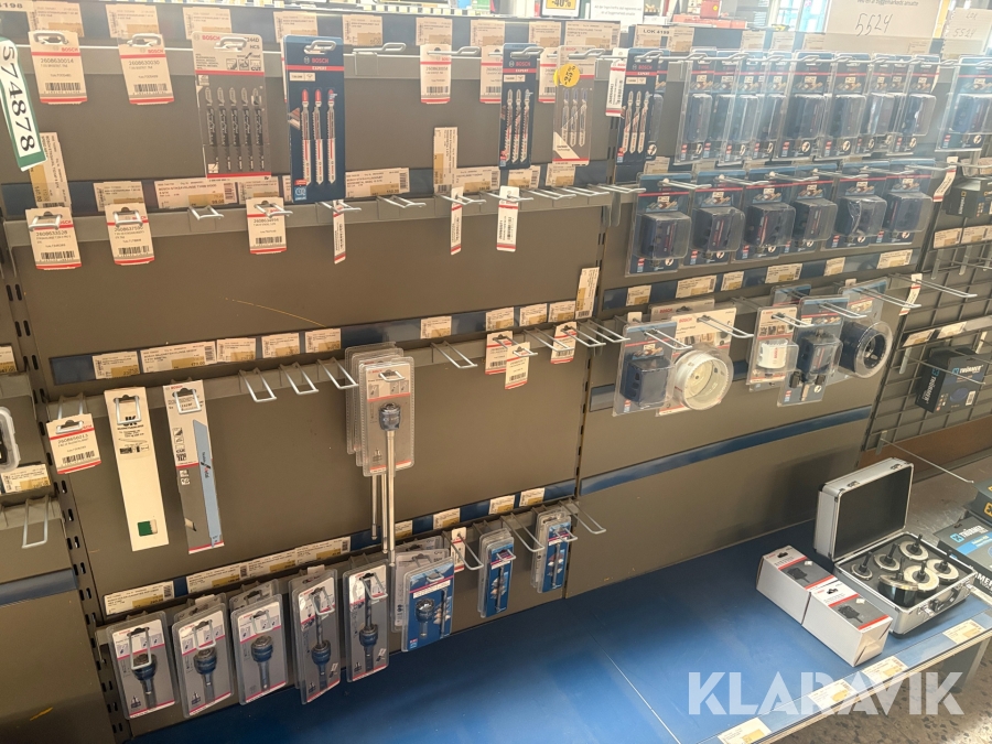 Blandet lot savklinger og kopbor Bosh 