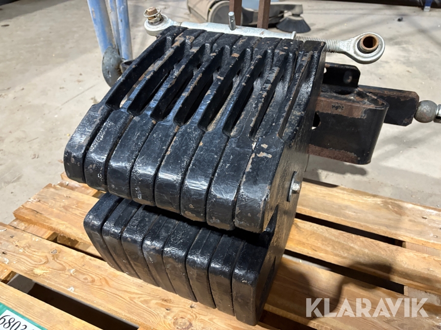 Vægtklodser 8 styk á 55kg