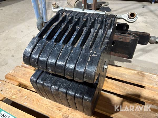 Vægtklodser 8 styk á 55kg