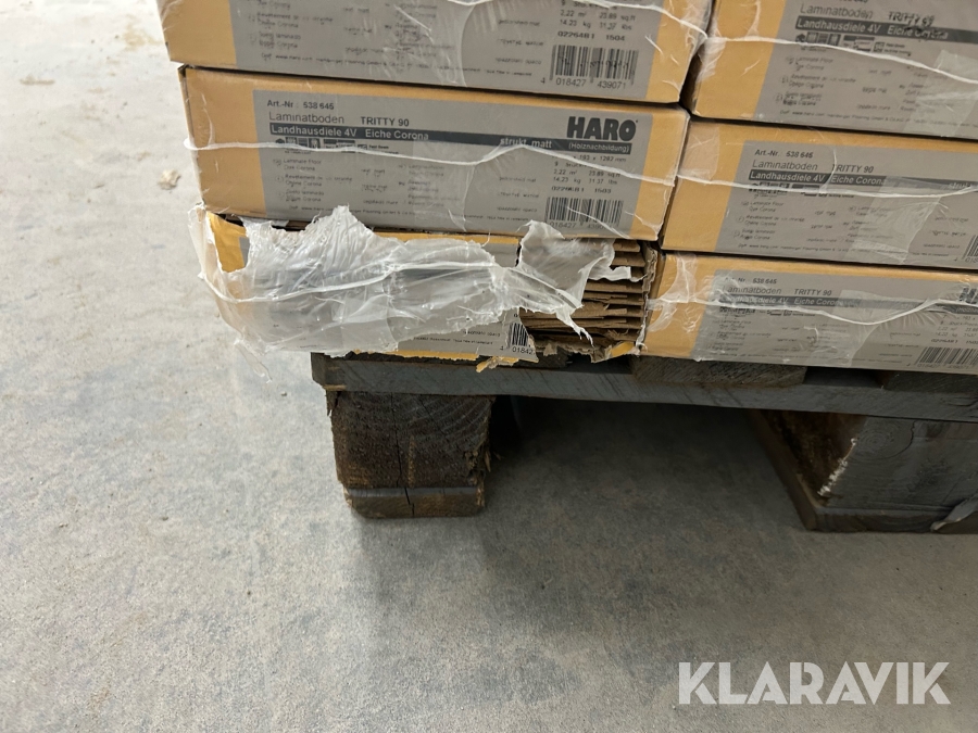 Laminat gulv Haro Tritty 90 Oak 115 m2