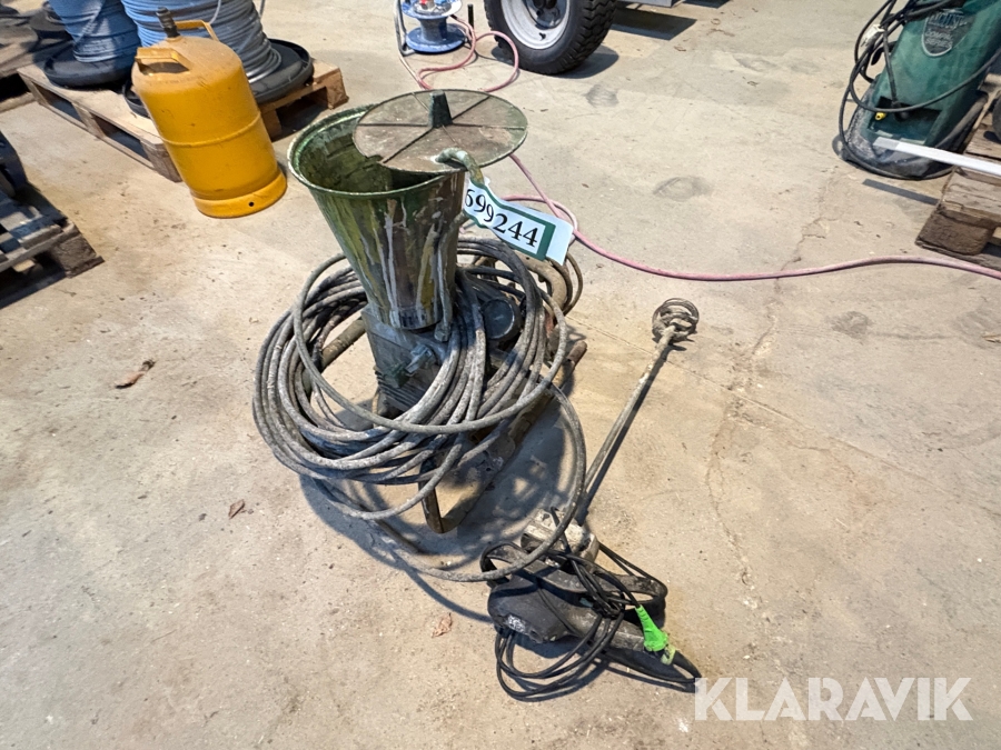 Malersprøjte og mixer