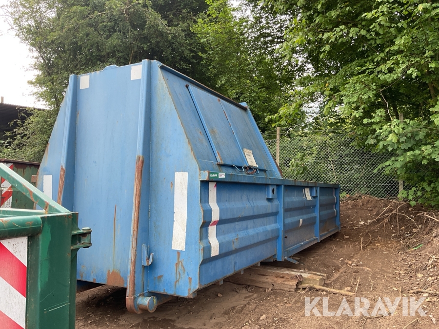 Kombicontainer – halvåben/lukket