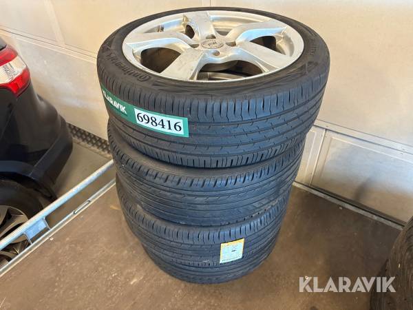 Fælge med dæk Wheeltech protech 17"