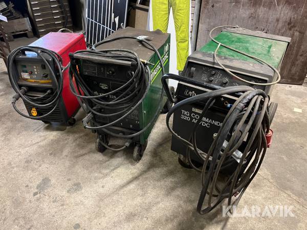 Svejsemaskiner Migatronic og Selco 3 styk
