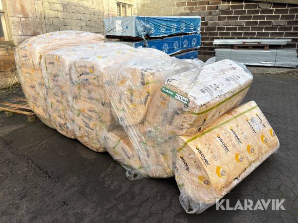 Isoleringsbatts glasuld Isover 34 Murfilt 190 mm 58,08 m²