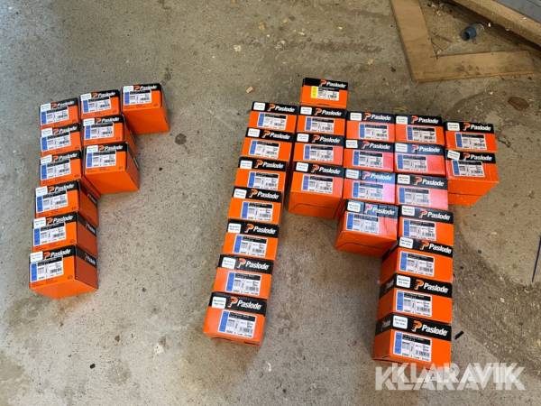 Dykkersøm Paslode F16-F18 32-63mm 34 kasser med gas