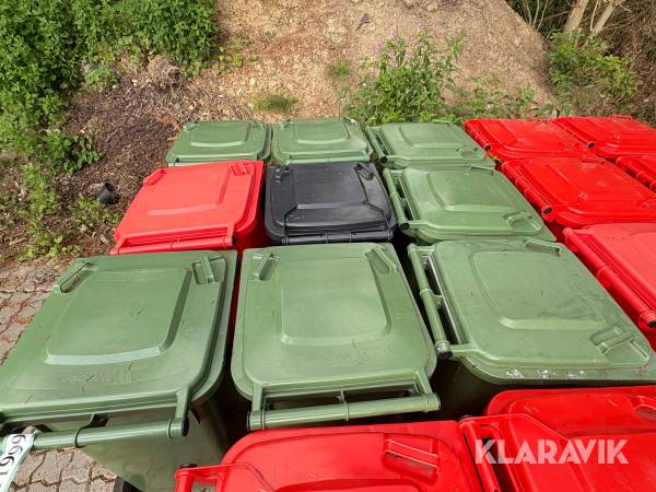 Skraldespande Weber 9 styk a 120 liter