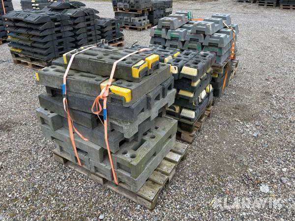 Byggehegnsfødder 4 paller