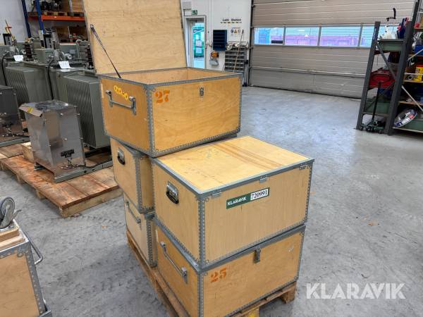 Transport/opbevaringskasser 5 styk
