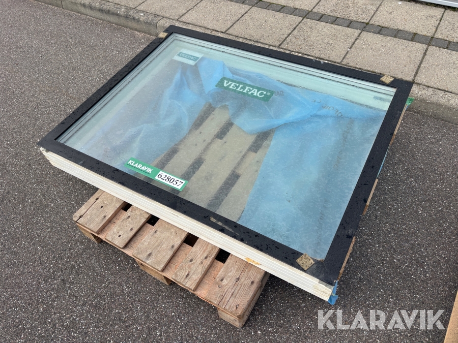 Vindue Velfac Træalu 3 lags