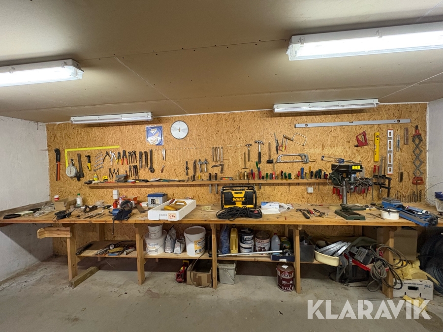 Blandet lot håndværktøj