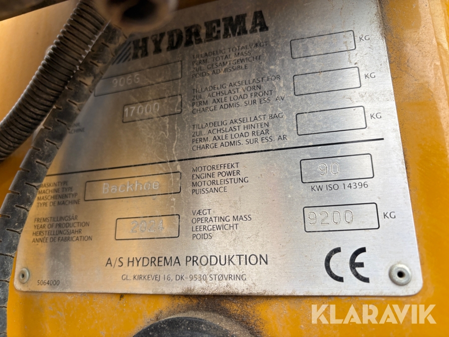 Rendegraver Hydrema 906G