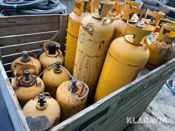 Gasflasker BP/kosan 17og 33kg 16stk