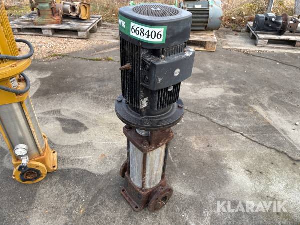 Trykpumpe Grunfoss CR16-60 5,5 kw
