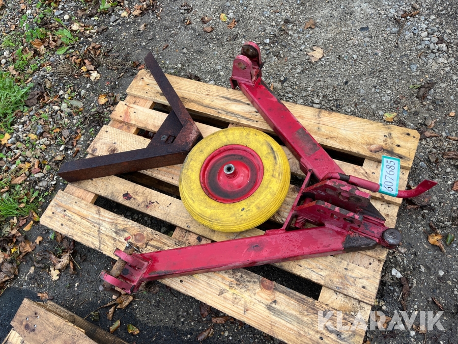 A-ramme og løst hjul