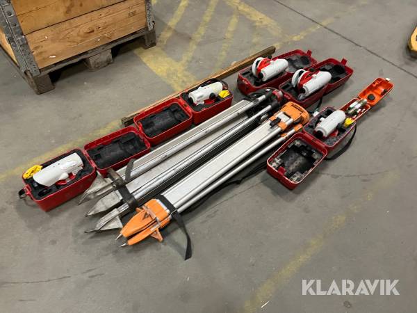 Nivelleringsinstrumeter Leica NA720/724 6 styk